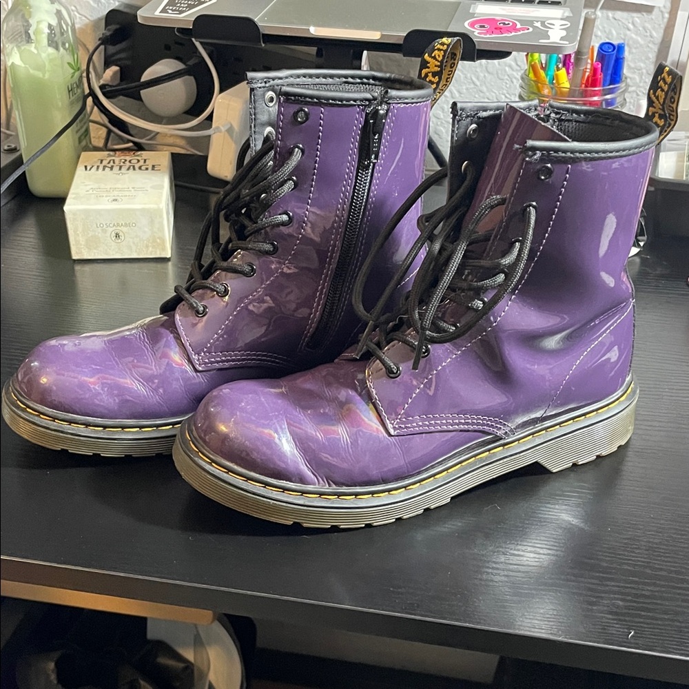 Purple Doc Martens